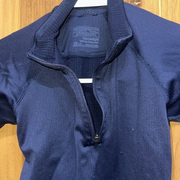 Kids - Patagonia Capilene Quarter Zip Base Layer - Size XS 5-6 - Picture 4 of 5